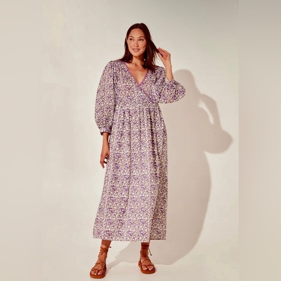 Daughter of India Binita Maxi Dress Violet Size XS - Picture 4 of 15